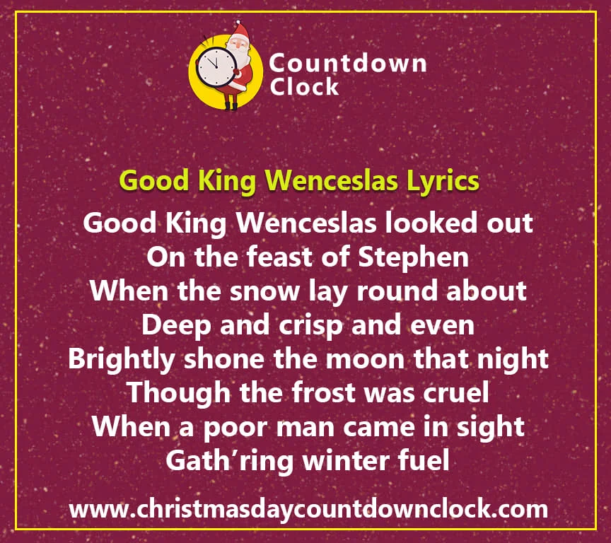 Good King Wenceslas Lyrics