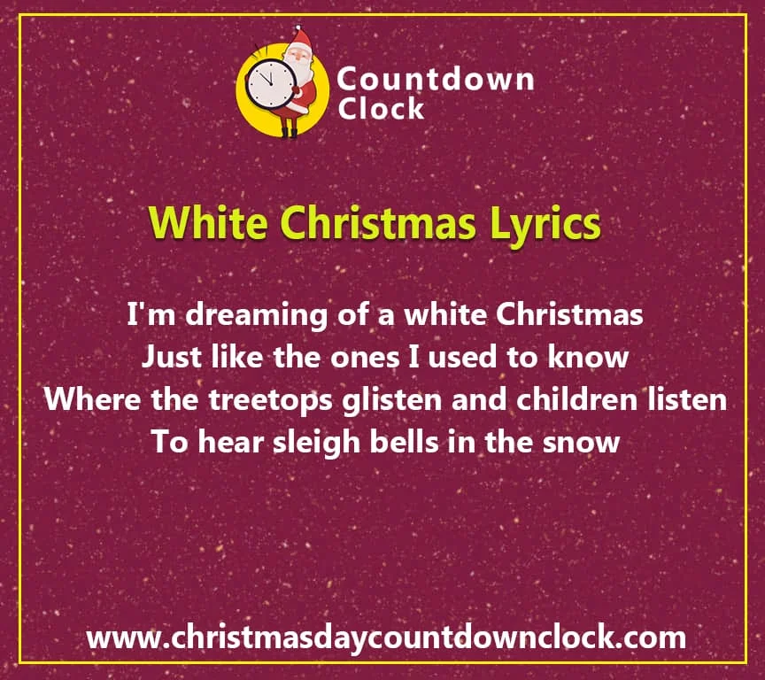 White Christmas Lyrics